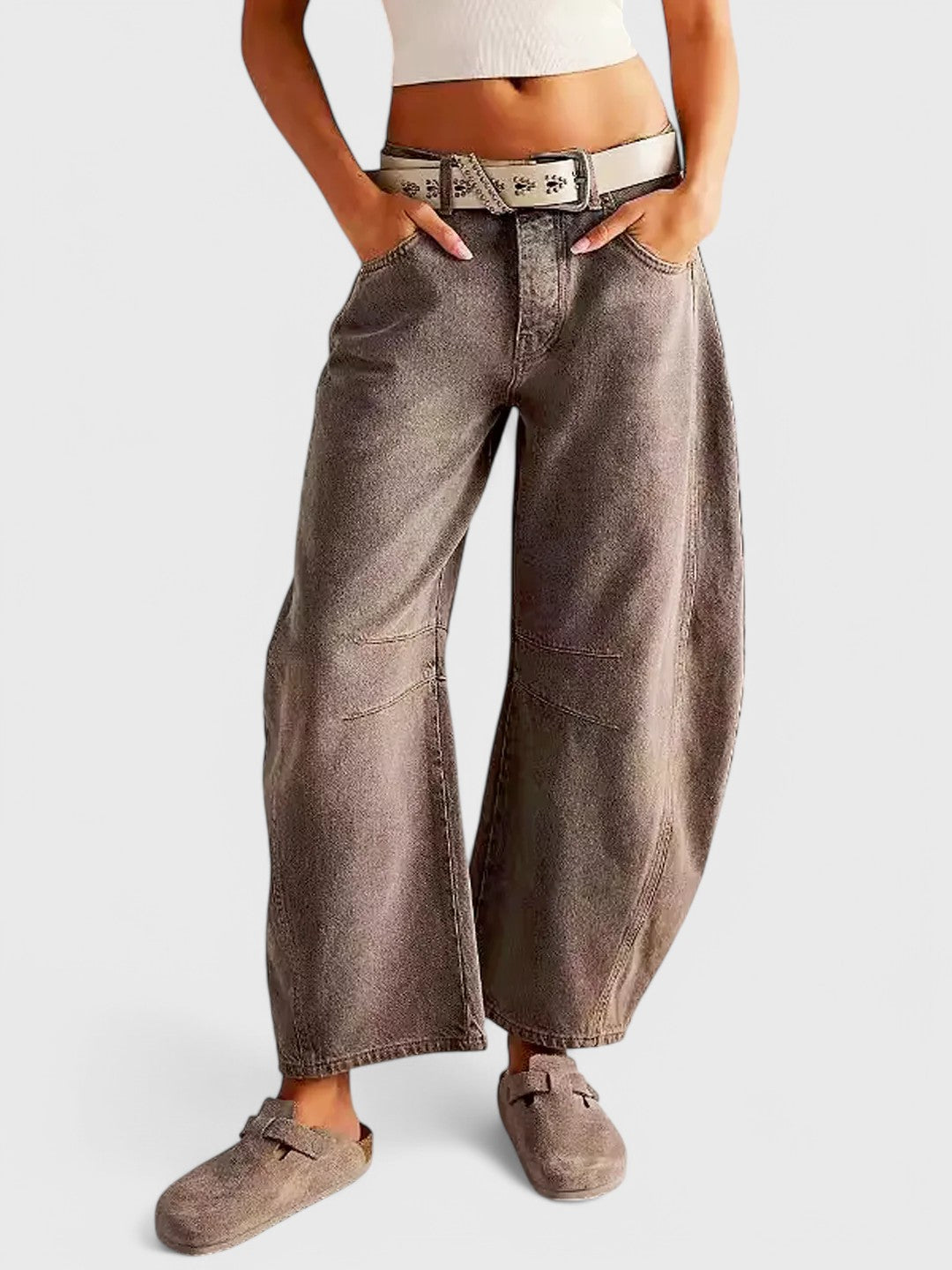 Ellie™ - Comfort Wide Leg Jeans