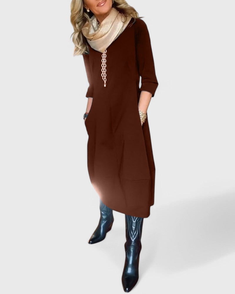 Sophia™ - Elegant Dress With Handmade Details
