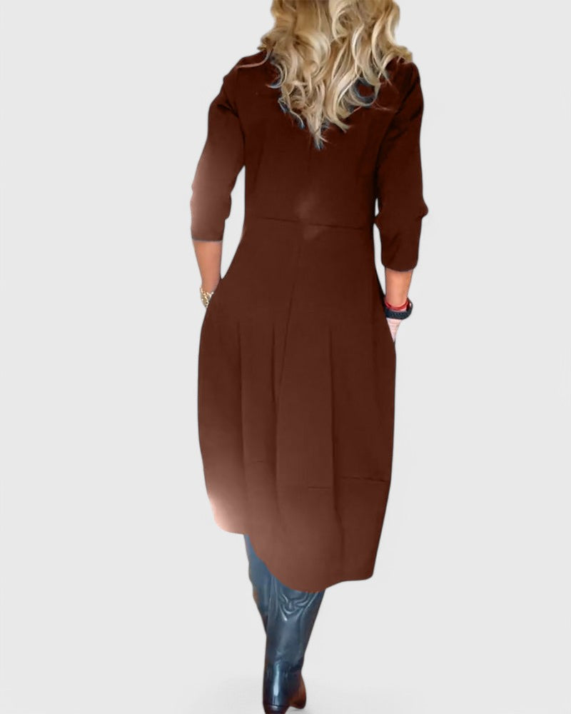 Sophia™ - Elegant Dress With Handmade Details
