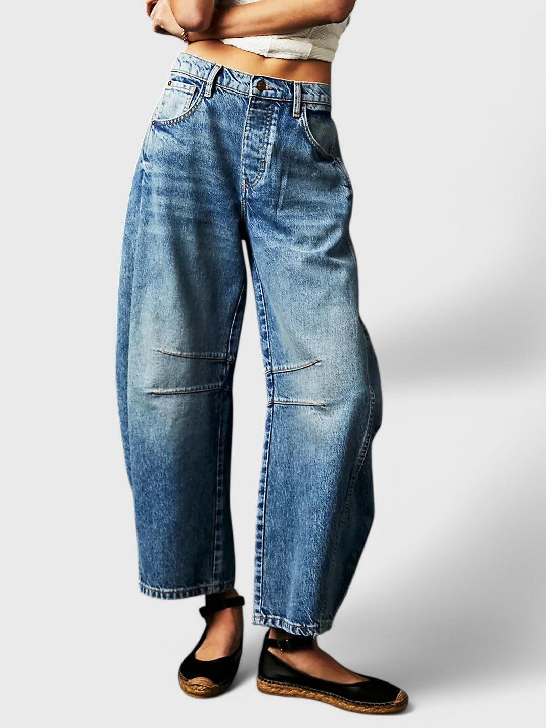 Ellie™ - Comfort Wide Leg Jeans