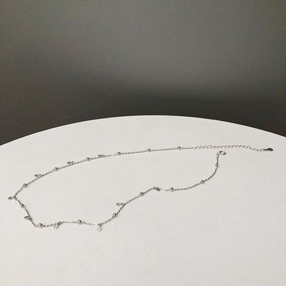 Silver Droplet Necklace