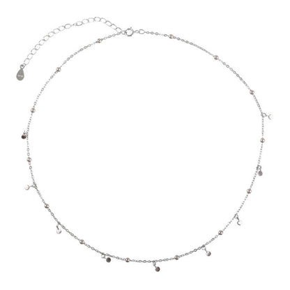 Silver Droplet Necklace
