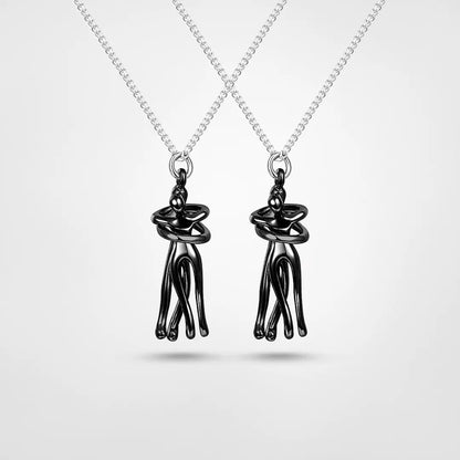 Couple - Hugging necklace