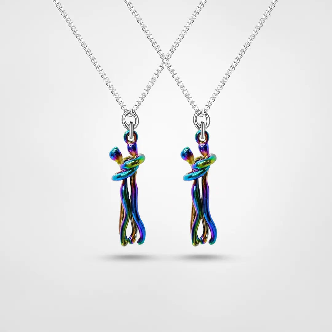 Couple - Hugging necklace