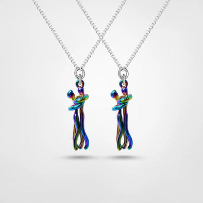 Couple - Hugging necklace